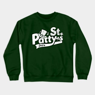 Retro St Paddy’s Day Funny St. Patrick's Day Crewneck Sweatshirt